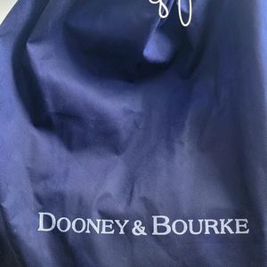 Dooney and Bourke medium logo lock satchel